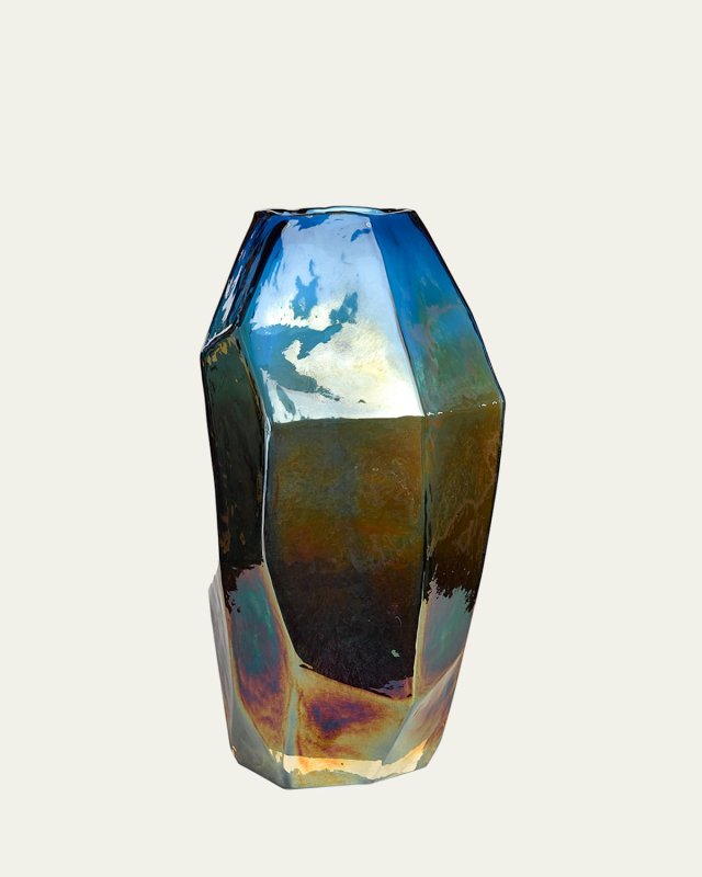 Graphic Luster Vase - 12"